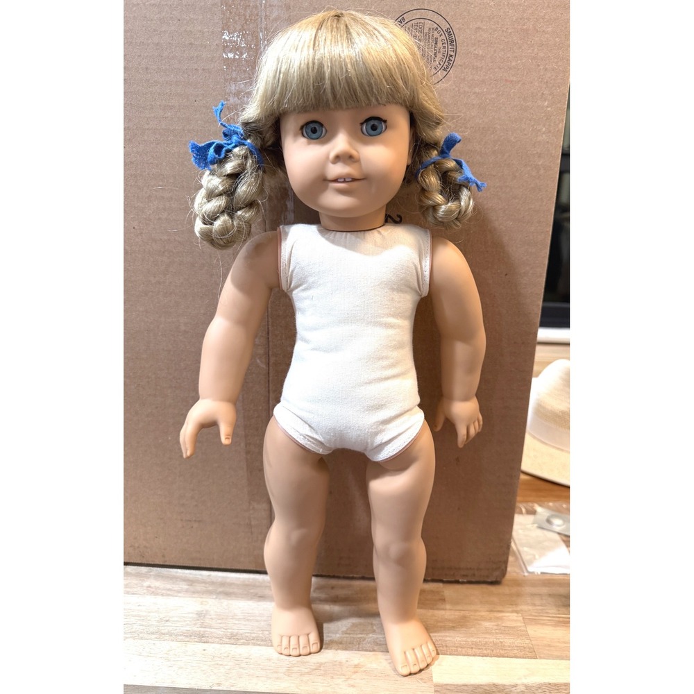 Pleasant Company American Girl Kirsten Larson White Body Doll OG Box & Outfit 87